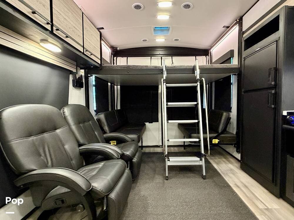 2023 Cruiser RV Stryker ST2613 - Used Toy Hauler For Sale by Pop RVs in Fernandina Beach, Florida features Slideout, Leveling Jacks, Awning, Generator, Air Conditioning