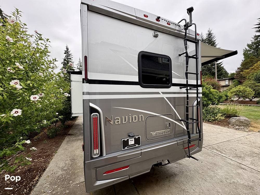 2021 Winnebago Navion M-24V - Used Class C For Sale by Pop RVs in Bellevue, Washington features Awning, Leveling Jacks, Generator, Air Conditioning, Slideout