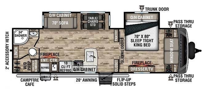 2022 Venture RV SportTrek STT302VRB - Used Travel Trailer For Sale by Pop RVs in Carrollton, Georgia features Slideout, Awning, Leveling Jacks, Air Conditioning
