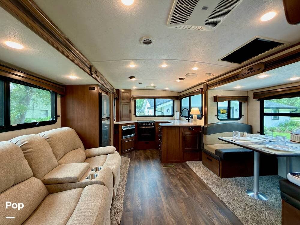 2024 Outdoors RV Blackstone 280KVS Titanium Series - Used Travel Trailer For Sale by Pop RVs in Jacksonville, Florida features Awning, Leveling Jacks, Air Conditioning, Slideout