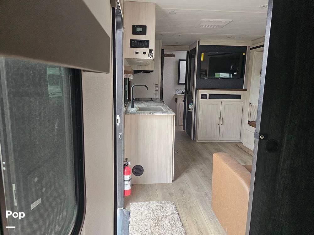 2024 Forest River Surveyor 252RBLE - New Travel Trailer For Sale by Pop RVs in Colfax, Iowa features Awning, Air Conditioning, Leveling Jacks, Slideout