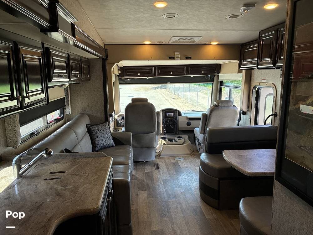 2017 Thor Motor Coach Outlaw 37BG - Used Toy Hauler For Sale by Pop RVs in Livermore, California features Leveling Jacks, Awning, Slideout, Air Conditioning, Generator
