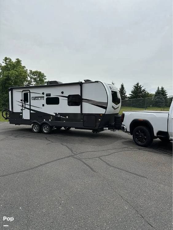 2024 Forest River Rockwood MINI LITE 2511S - Used Travel Trailer For Sale by Pop RVs in Portage, Michigan features Slideout