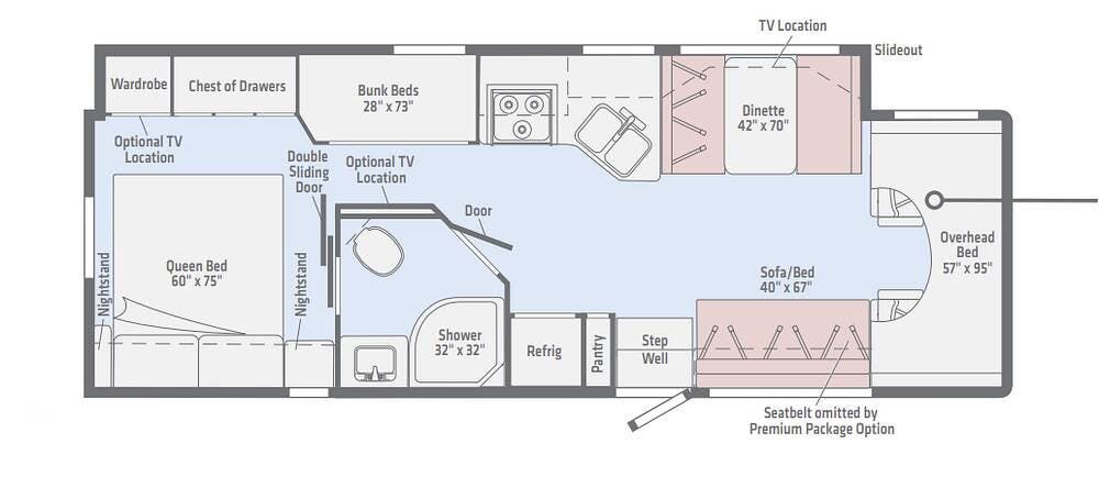 2018 Winnebago Minnie Winnie 31G - Used Class C For Sale by Pop RVs in Lakeport, California features Awning, Slideout, Leveling Jacks, Air Conditioning, Generator
