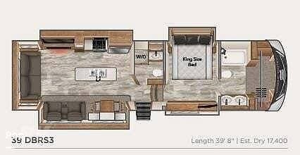 2019 Mobile Suites 39DBRS3 by DRV from Pop RVs in Grand Island, New York