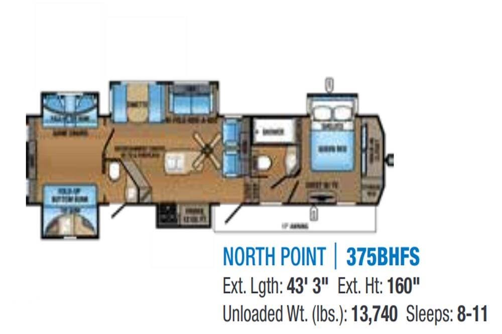 2017 North Point 375BHFS by Jayco from Pop RVs in Cumming, Georgia