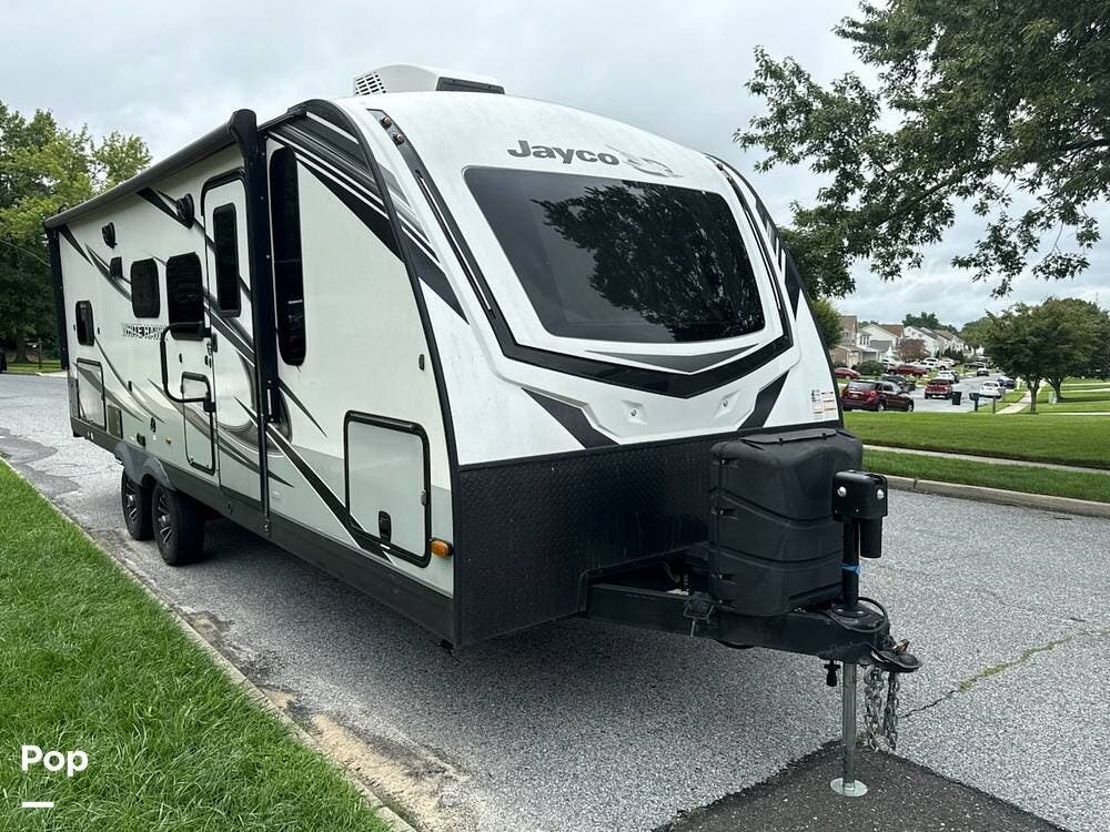 2023 Jayco White Hawk 25MBH - Used Travel Trailer For Sale by Pop RVs in Sicklerville, New Jersey features Slideout