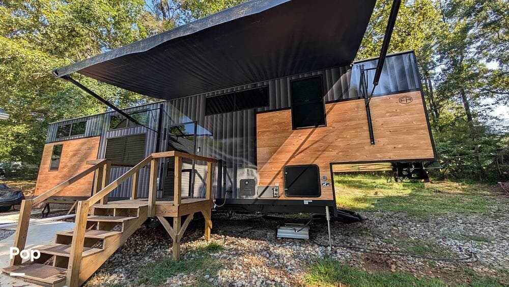 2025 Forest River Cedar Creek Cottage 41FWC - Used Fifth Wheel For Sale by Pop RVs in Monroe, Georgia features Slideout, Awning, Leveling Jacks, Air Conditioning