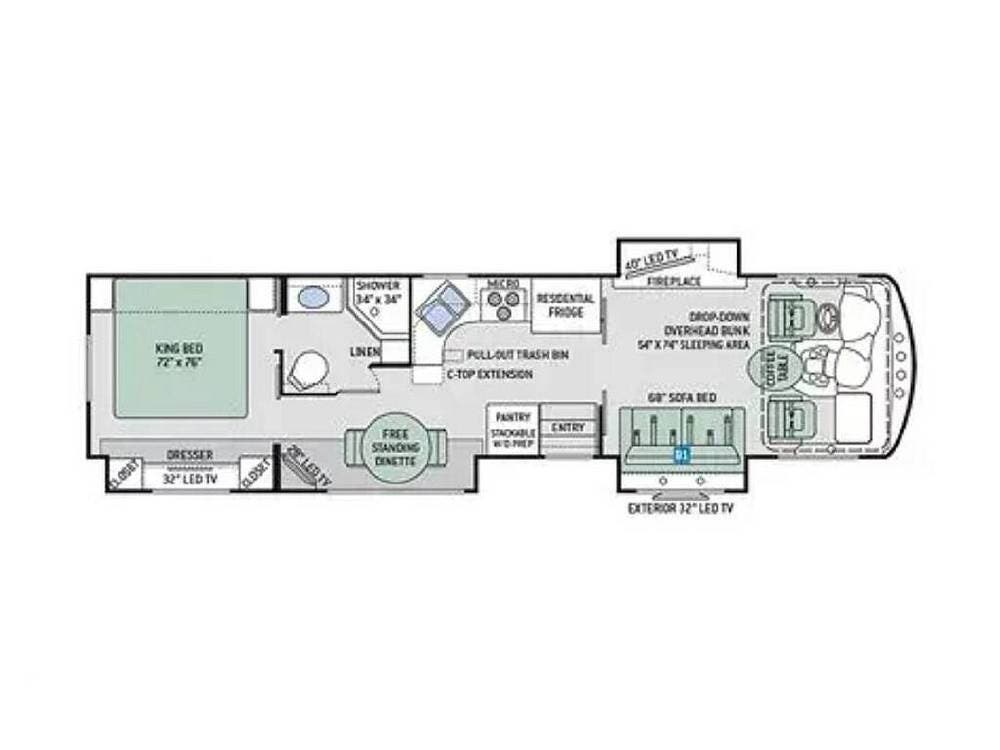 2017 Challenger 37KT by Thor Motor Coach from Pop RVs in Kingman, Arizona