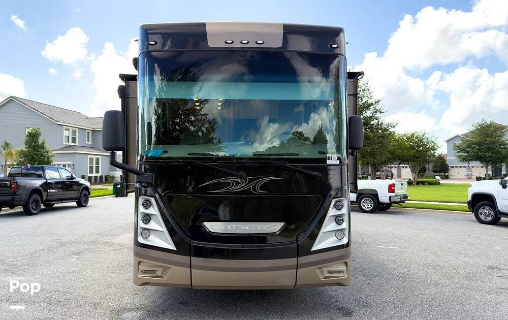 2023 Coachmen Sportscoach SRS 354QS - Used Diesel Pusher For Sale by Pop RVs in Winter Garden, Florida features Awning, Slideout, Generator, Leveling Jacks, Air Conditioning