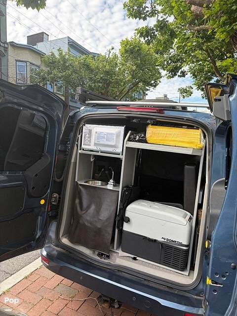 2021 Ford Transit Conversion by DLM - Used Class B For Sale by Pop RVs in San Francisco, California features Slideout