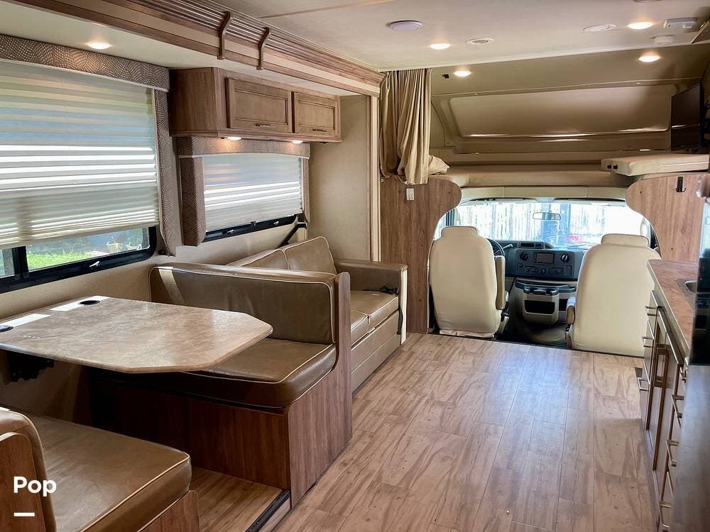 2019 Entegra Coach Odyssey 29V - Used Class C For Sale by Pop RVs in Boca Raton, Florida features Leveling Jacks, Generator, Awning, Slideout, Air Conditioning