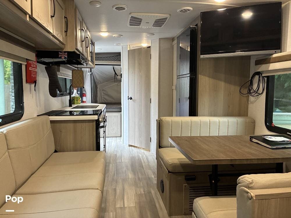 2024 Forest River Rockwood Roo 19 - Used Travel Trailer For Sale by Pop RVs in Pleasant Hill, California features Awning, Leveling Jacks, Air Conditioning