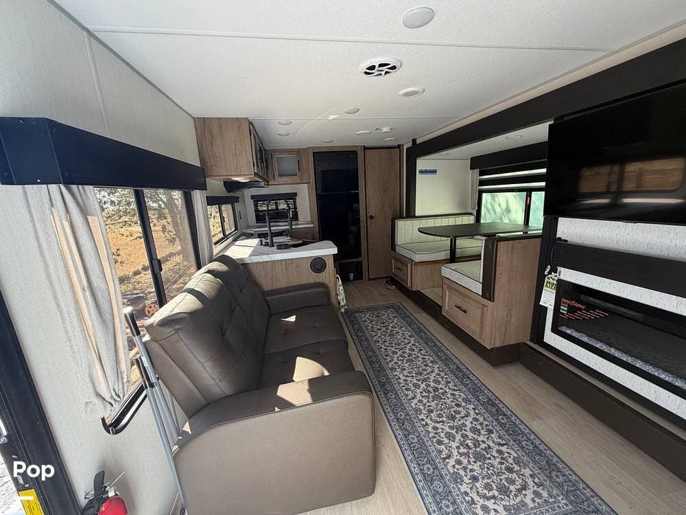 2025 Forest River Grey Wolf 26ss - Used Travel Trailer For Sale by Pop RVs in Newcastle, Utah features Awning, Slideout, Air Conditioning