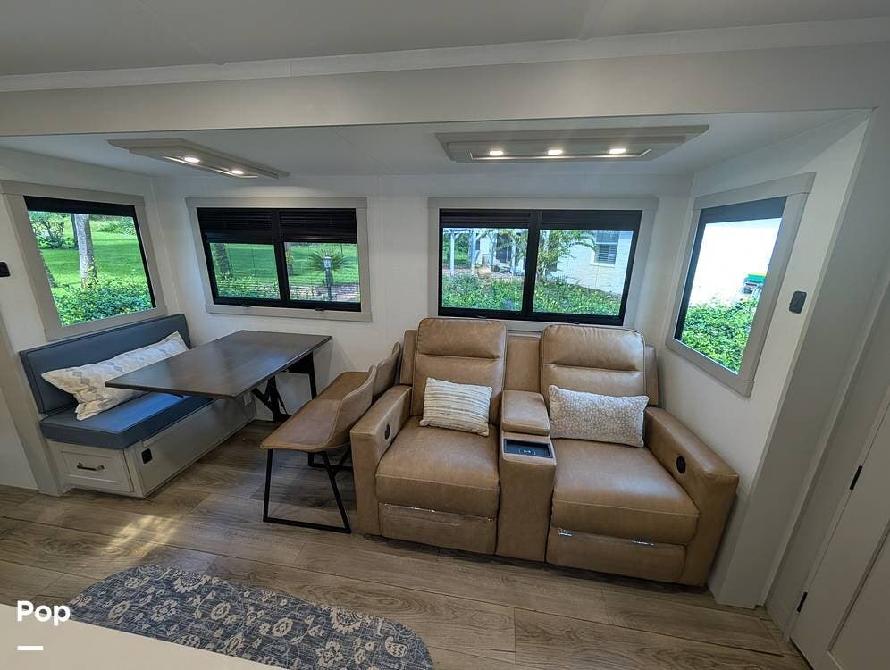 2024 Miscellaneous Brinkley Model Z Air 285 - Used Travel Trailer For Sale by Pop RVs in Cocoa, Florida features Leveling Jacks, Awning, Air Conditioning, Slideout
