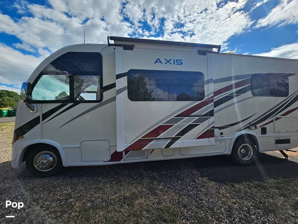 2023 Thor Motor Coach Axis 24.1 - Used Class A For Sale by Pop RVs in Parker, Colorado features Awning, Generator, Slideout, Air Conditioning