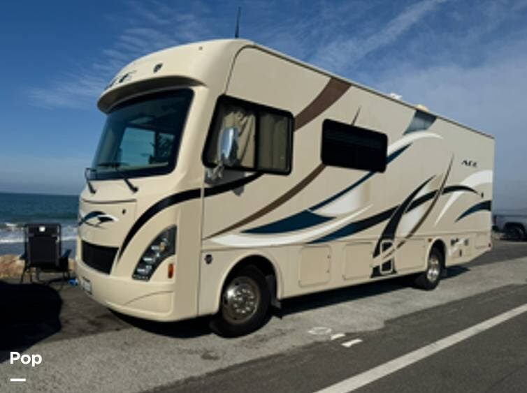 2016 Thor Motor Coach A.C.E. 27.1 - Used Class A For Sale by Pop RVs in Ventura, California features Air Conditioning, Leveling Jacks, Generator, Awning, Slideout