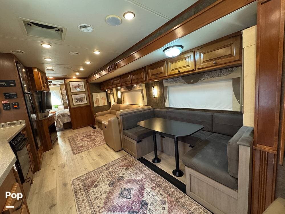 2014 Tiffin Allegro 36LA - Used Class A For Sale by Pop RVs in Fontana, California features Generator, Slideout, Air Conditioning, Awning, Leveling Jacks