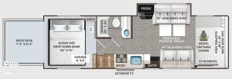 2021 Outlaw 29J by Thor Motor Coach from Pop RVs in Debary, Florida