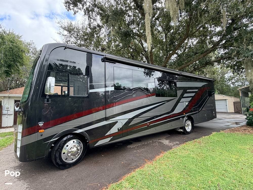 2025 Coachmen Encore 325SS - Used Class A For Sale by Pop RVs in Wesley Chapel, Florida features Awning, Air Conditioning, Slideout, Generator, Leveling Jacks