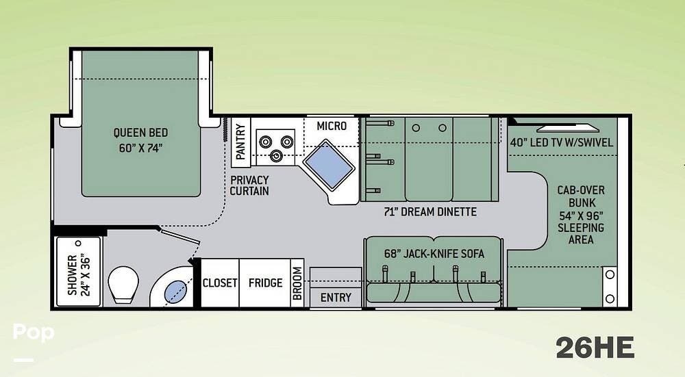 Used 2019 Thor Motor Coach Freedom Elite 26HE available in Evans, Georgia