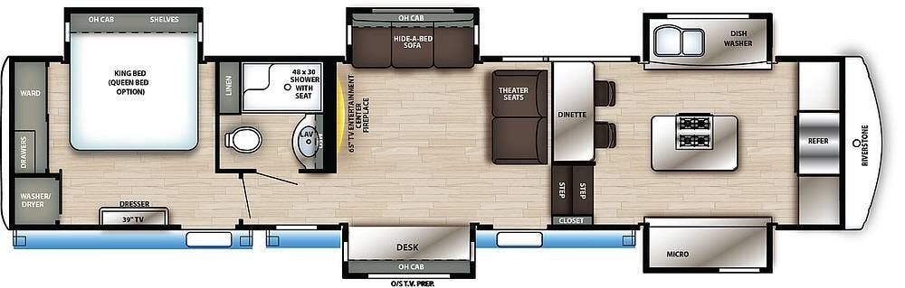 2022 RiverStone 391FSK by Forest River from Pop RVs in Naples, Florida