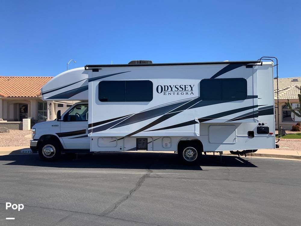 2025 Entegra Coach Odyssey 24B - Used Class C For Sale by Pop RVs in Mesa, Arizona features Generator, Leveling Jacks, Air Conditioning, Awning, Slideout