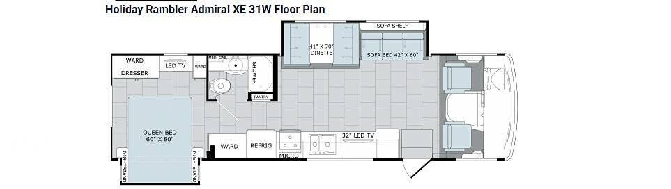 2017 Admiral Holiday Rambler  31W by Holiday Rambler from Pop RVs in Stuart, Florida