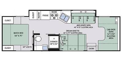 2017 Thor Motor Coach Four Winds 31Y - Used Class C For Sale by Pop RVs in Chapel Hill, North Carolina features Slideout
