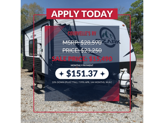 2022 Forest River Ozark 1660FQ
