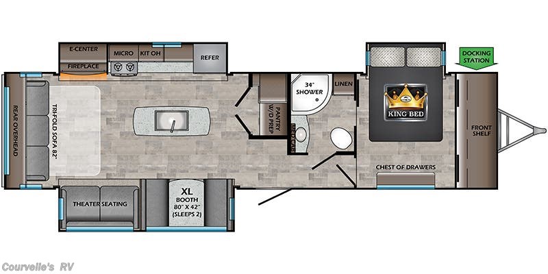 Floorplan of 2025 CrossRoads Sunset Trail Super Lite SS330SI