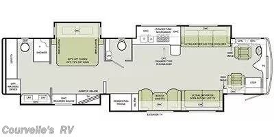 2022 Tiffin Phaeton 40IH - Used Diesel Pusher For Sale by Courvelle's RV in Opelousas, Louisiana features Non-Smoking Unit, Toilet, Insulated, Second Roof A/C, Converter