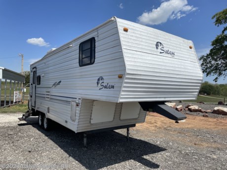 &lt;p&gt;This one will make someone a fine fishing camper.&amp;nbsp; It&#39;s a classic!!!!&amp;nbsp; It has a lot of counter space, interior storage and a tall guy can stand up in the shower.&amp;nbsp; &amp;nbsp;It has a residential electric refrigerator, 6 gallon water heater, power slide room, ducted air conditioner, new linoleum, a new roof, new slide floor and is 100% structurally sound and all of the appliances are guaranteed to be working when you take it home.&amp;nbsp; You can&#39;t beat the price!!&lt;/p&gt;