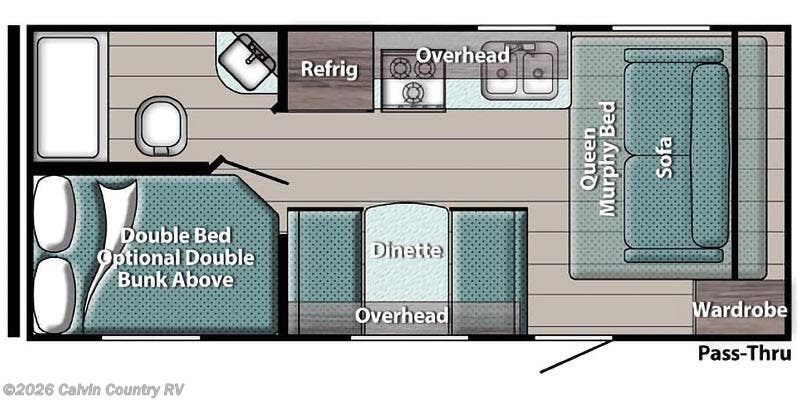 2021 Gulf Stream Ameri-Lite 197BH - New Travel Trailer For Sale by Calvin Country RV in Depew, Oklahoma features Air Conditioning, Stabilizer Jacks, Shower, Toilet, Smoke Detector