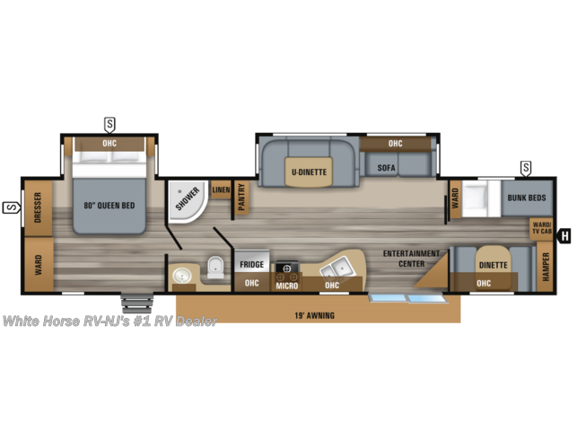 2019 Jayco Rv Jay Flight 38bhds 2 Bedroom Double Slideout