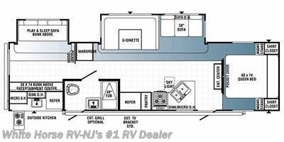 2012 Palomino Rv Puma 31 Kbh 2 Bdrm Double Slide Outside Kitchen For Sale In Williamstown Nj 08094 Tt12659