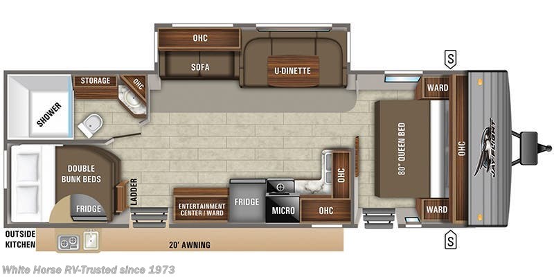 2020 Jayco Rv Jay Flight 28bhs Front Queen Bedroom W Rear Bunkbeds