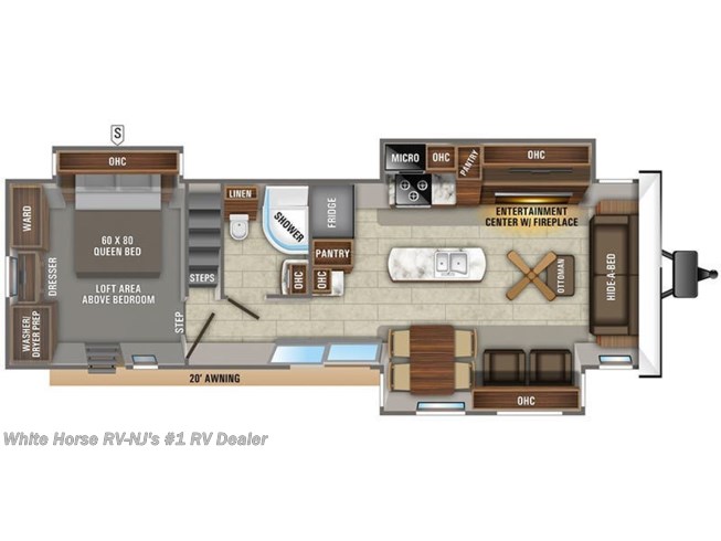 2021 Jayco Jay Flight Bungalow 40LOFT Triple Slide w/Loft over Bedroom ...