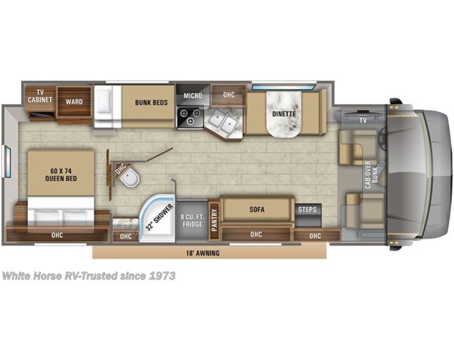 Gh12906 2021 Jayco Greyhawk 31f 2 Bdrm Full Wall Slide Bunk Beds Class C For Sale In Williamstown Nj