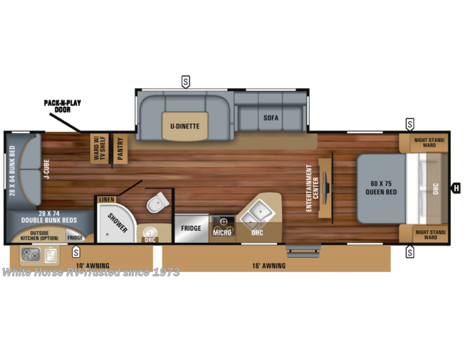 Jf12977 2021 Jayco Jay Feather 30qb 2 Bedroom Dinette Sofa Slideout Travel Trailer For Sale In Williamstown Nj
