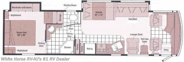 2006 winnebago journey 36g floor plan