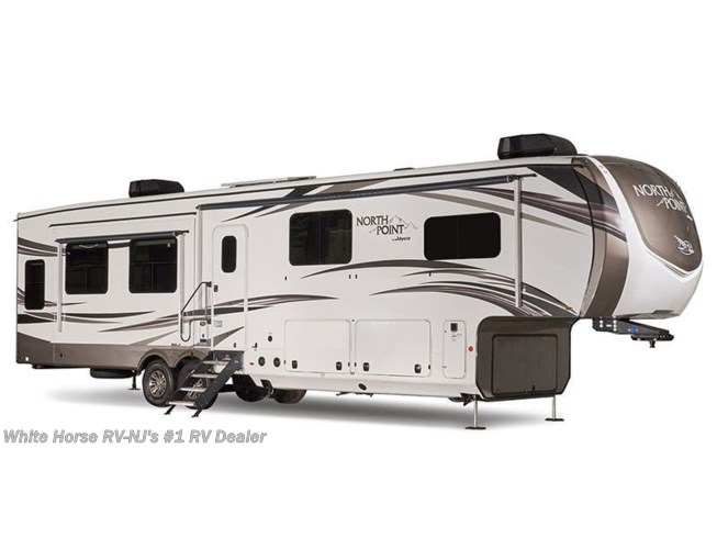 Stock Image for 2021 Jayco North Point 373BHOK (options and colors may vary)