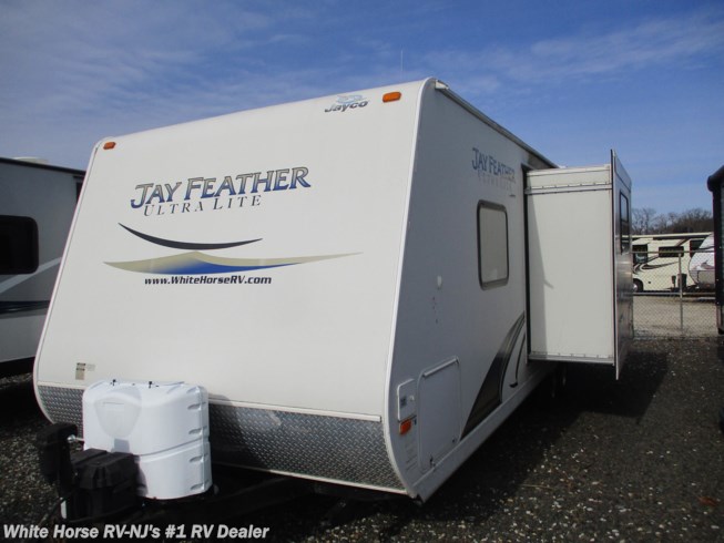 Used 2012 Jayco Jay Feather Ultra Lite 254 U-Dinette Slide, Front Queen available in Williamstown, New Jersey