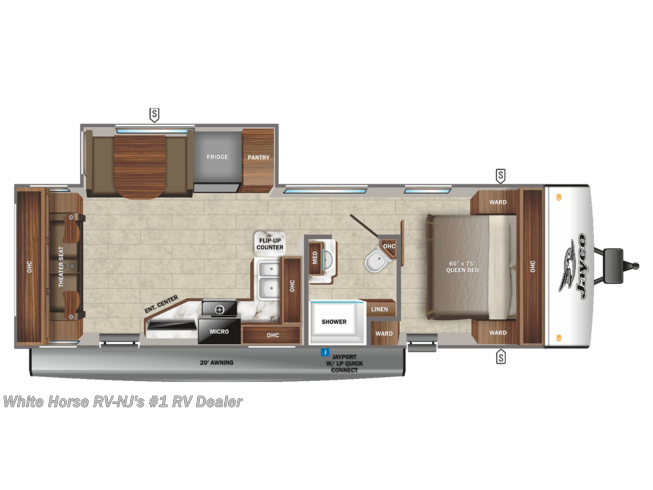 2022 Jayco Jay Feather 26RL - New Travel Trailer For Sale by White Horse RV Center in Williamstown, New Jersey