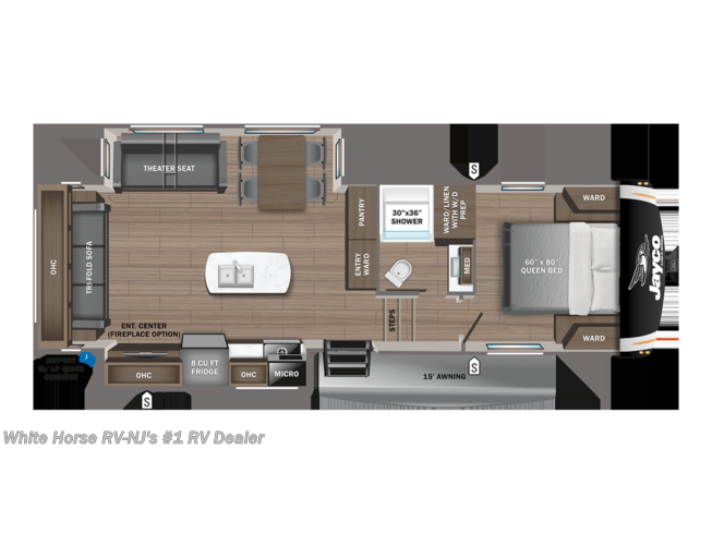 2023 Jayco Eagle HT 27RS Double Slide, Rear Living - New Fifth Wheel For Sale by White Horse RV Center in Williamstown, New Jersey