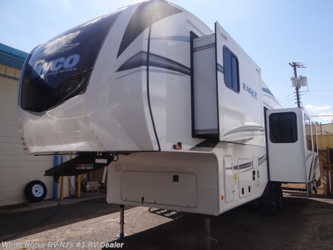 New 2023 Jayco Eagle HT 28.5RSTS Rear Living Triple Slide available in Williamstown, New Jersey