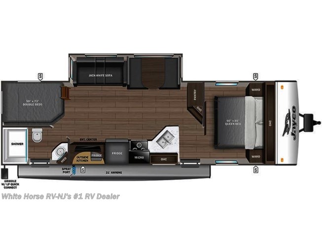 Stock Image for 2024 Jayco 27BHB (options and colors may vary)