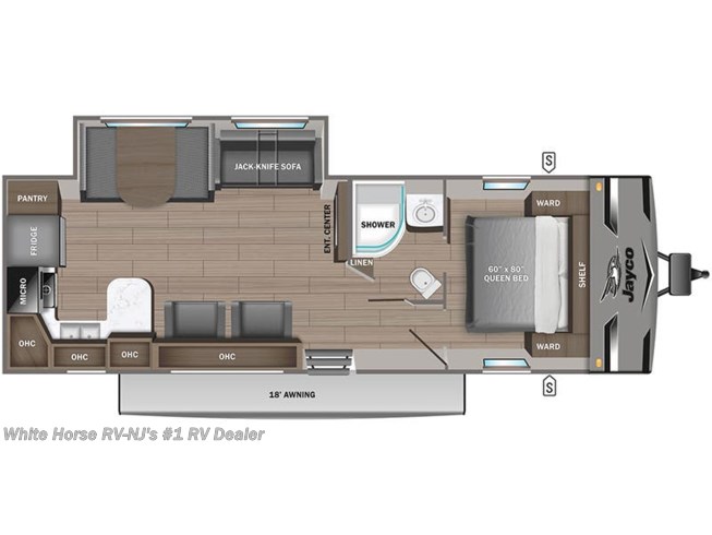 Stock Image for 2024 Jayco 280RKS (options and colors may vary)