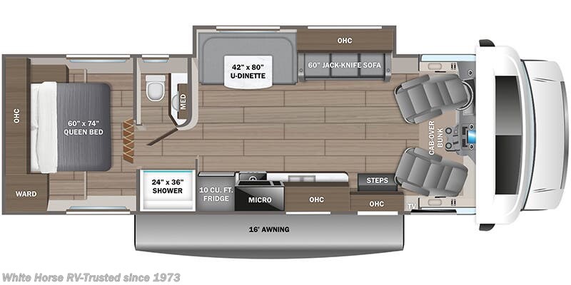 Floorplan of 2026 Jayco Redhawk 29XK