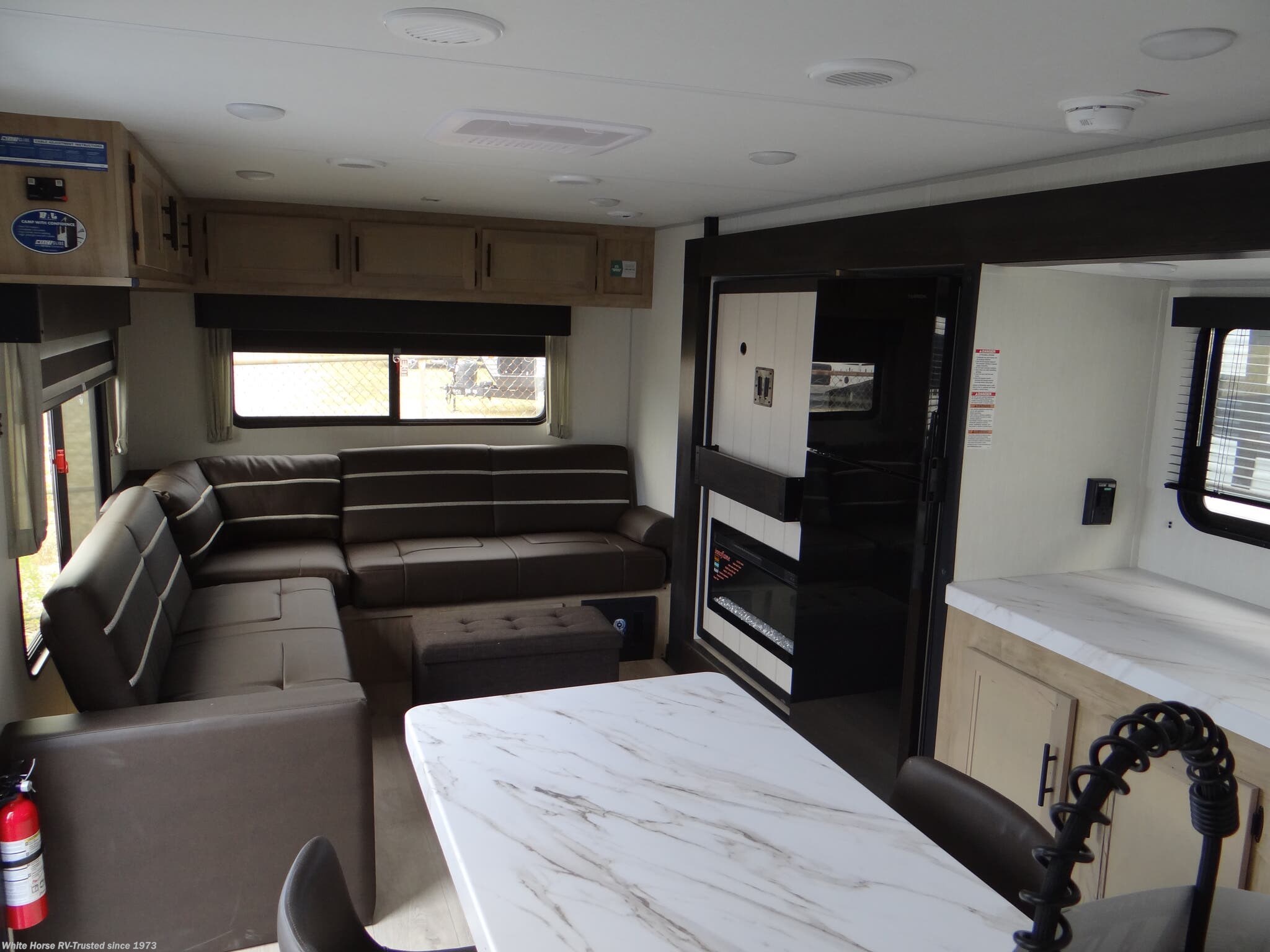 2026 Cherokee Grey Wolf 27LH Rear Living L-Shaped Sofa by Forest River from White Horse RV Center in Williamstown, New Jersey